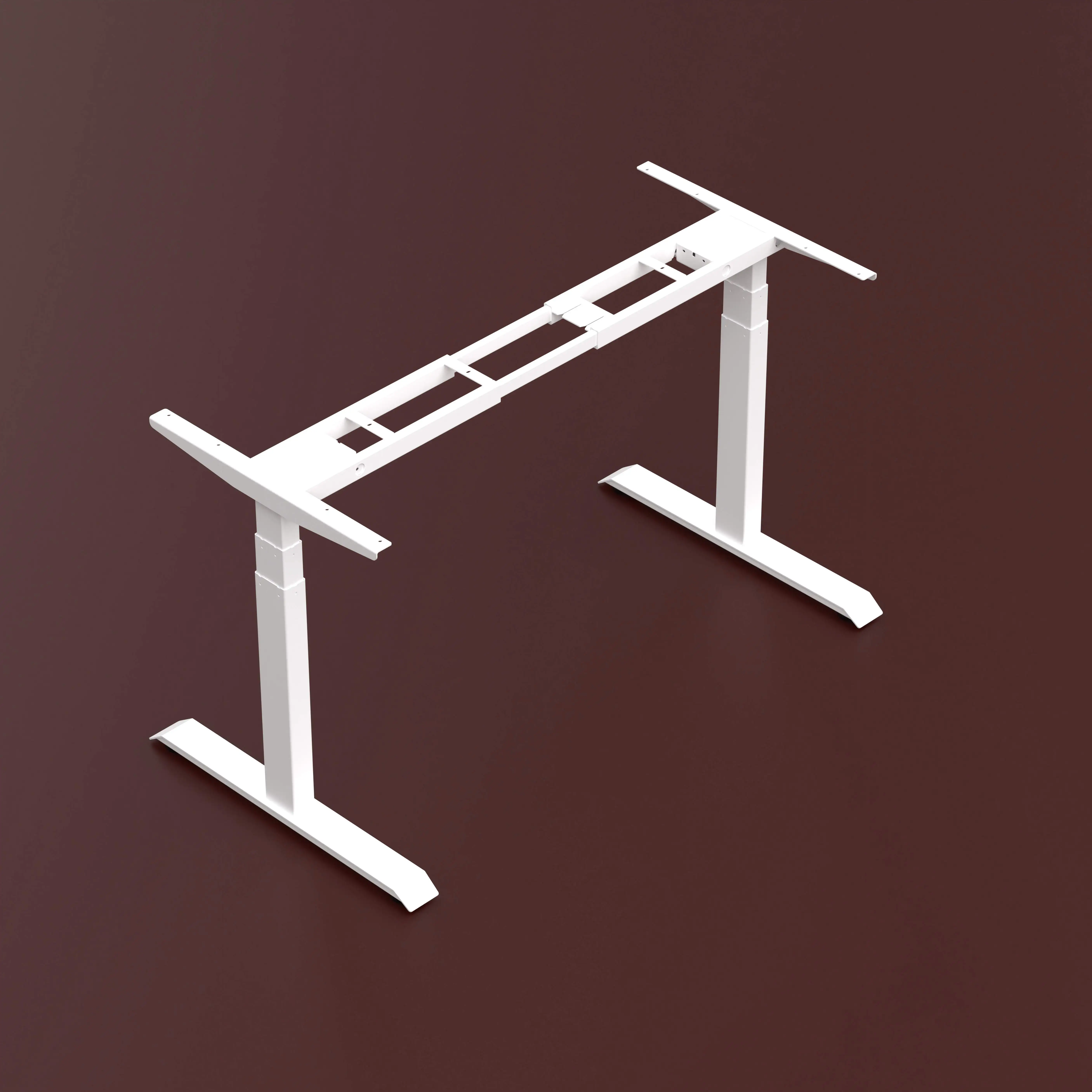 Ergonomic Electric Stand Up Desk Workstation, Height Adjustable Frame Home Office Computer Standing Table