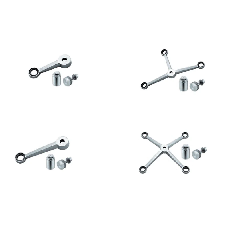 304 Stainless steel glass wall spider system glass fitting spider glass facade fitting