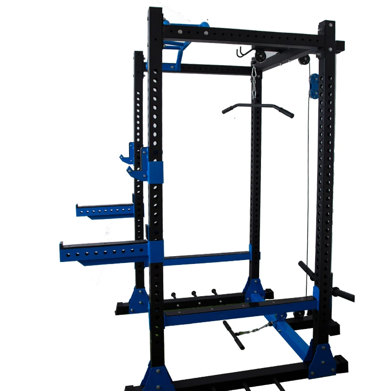 Multi functional Home Gym Equipment Pull Up Bar Pulley Cable Smith Machine Squat Rack