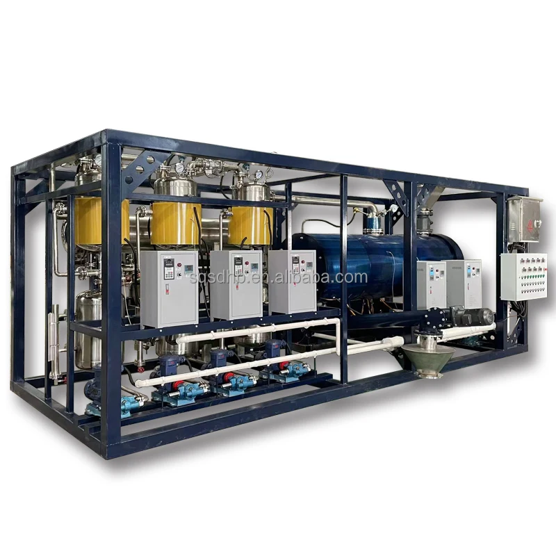 Green Technology Waste Plastic Garbage to bio diesel Pyrolysis Plant