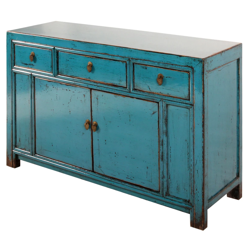
chinese colorful sideboard antique furniture bar cabinet Having an antique flavour national style home storage cabinet sideboard 