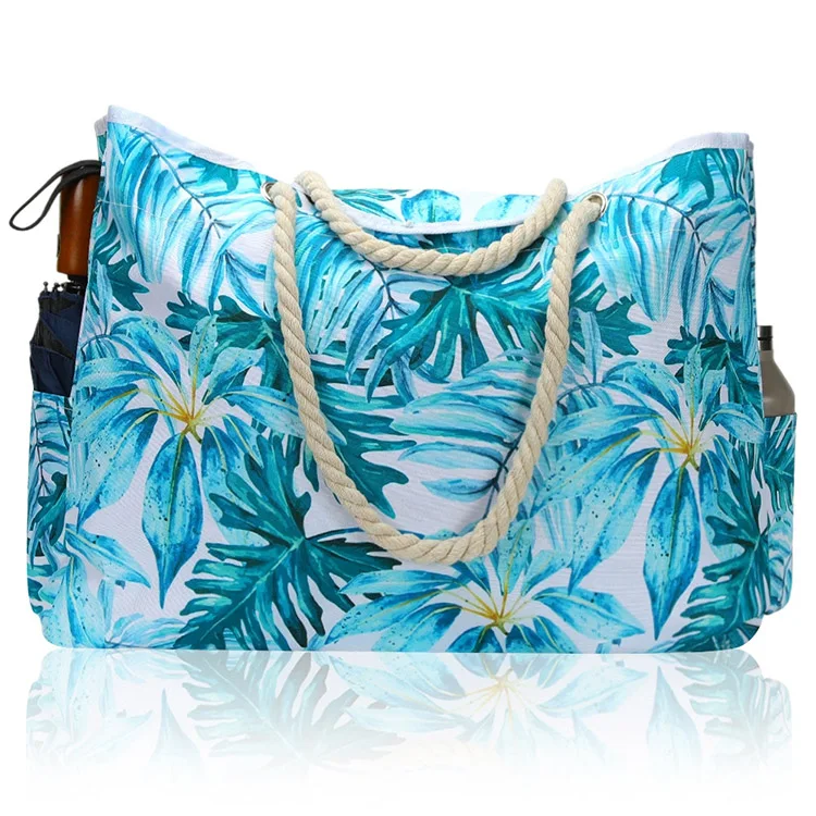 hot selling large capacity beach hand bag women summer waterproof beach bag