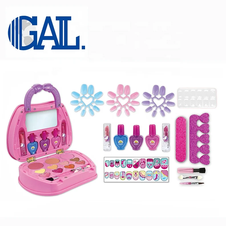 
Fashion girls beauty play set DIY nail polish case for kids 