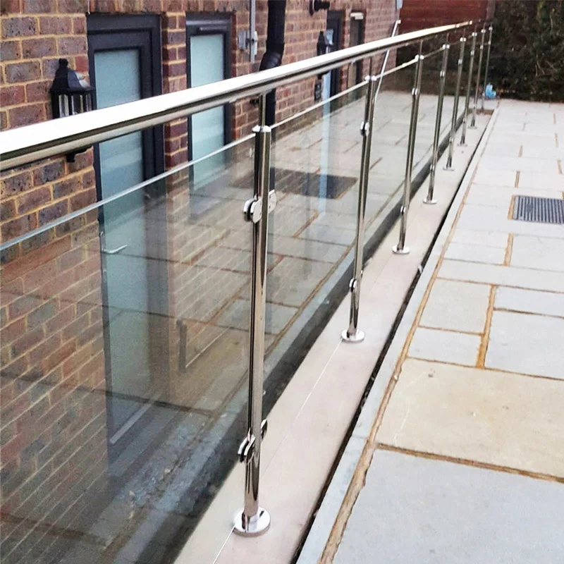 VIKO Stainless Steel Stair Balusters Balcony Glass Railing Post