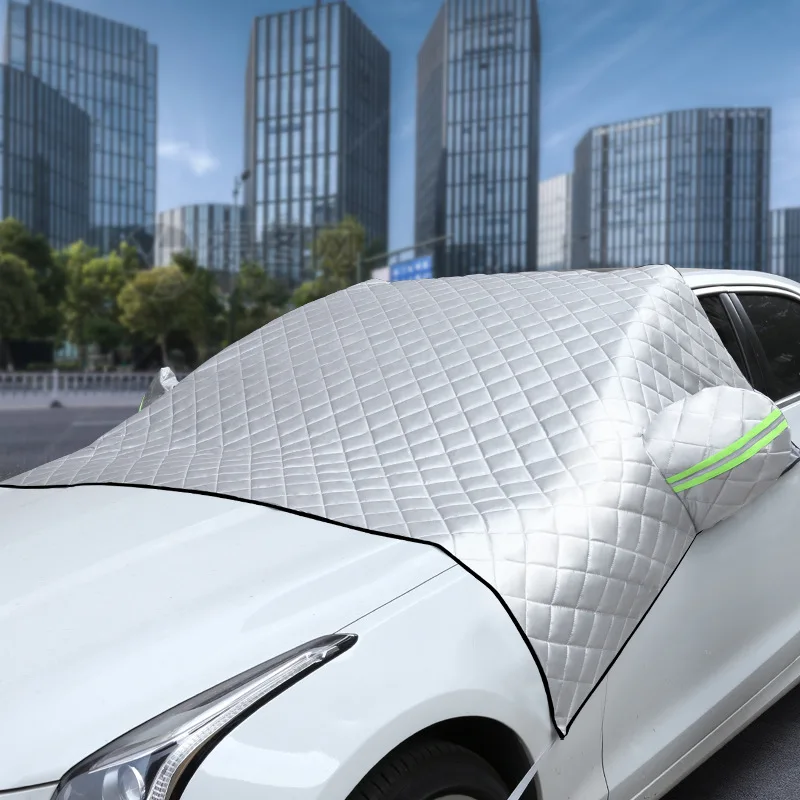 Пользовательский логотип печать Серебряный пузырь утолщенный солнцезащитный козырек Водонепроницаемый Автомобиль переднее окно солнцезащитный козырек