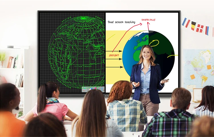 MultiTouch Smart Flat Panels 65/75/86/100 Inch Interactive Displays for Teaching and Collaboration interactive smart whiteboard