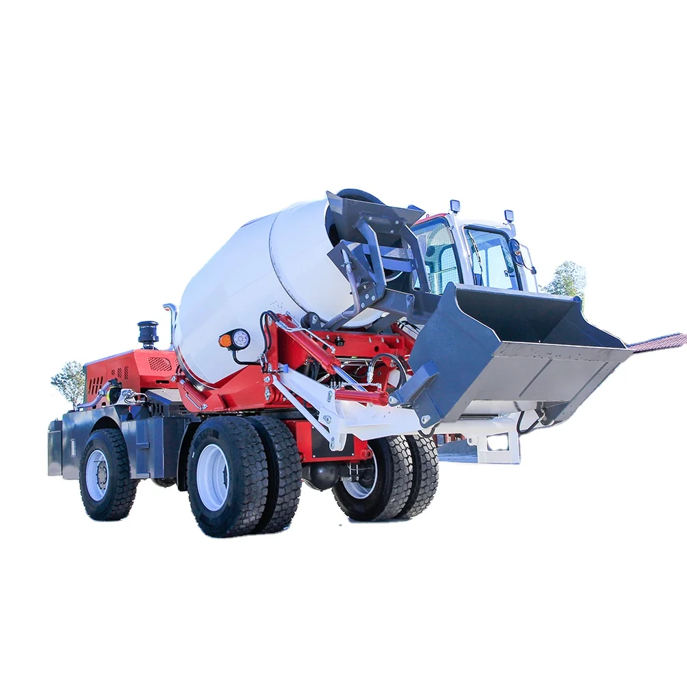 Self loading concrete mixer truck Diesel Engine 5 cubic meter concrete mixer concrete mixer truck with pump