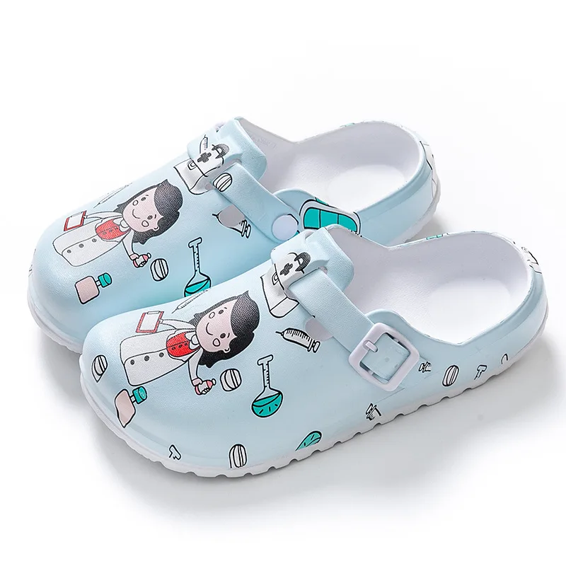 Medical Laboratory Clinic Studio EVA Soft Sole Protective Shoes Creative Cartoon
