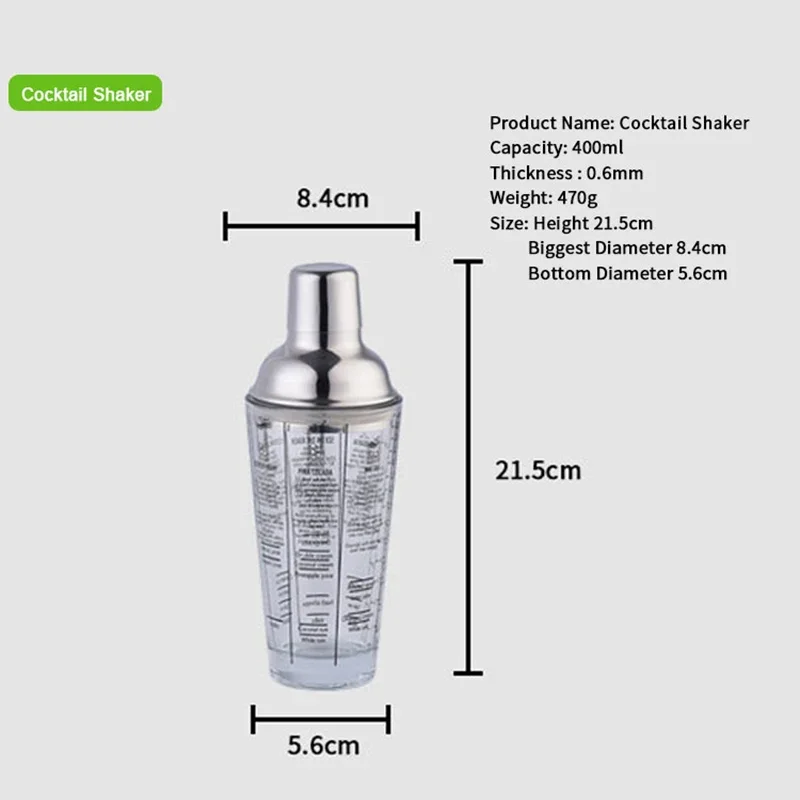 17 pcs Barware set bartender kit private label 304 stainless steel profesional cocktail shaker set with accessories