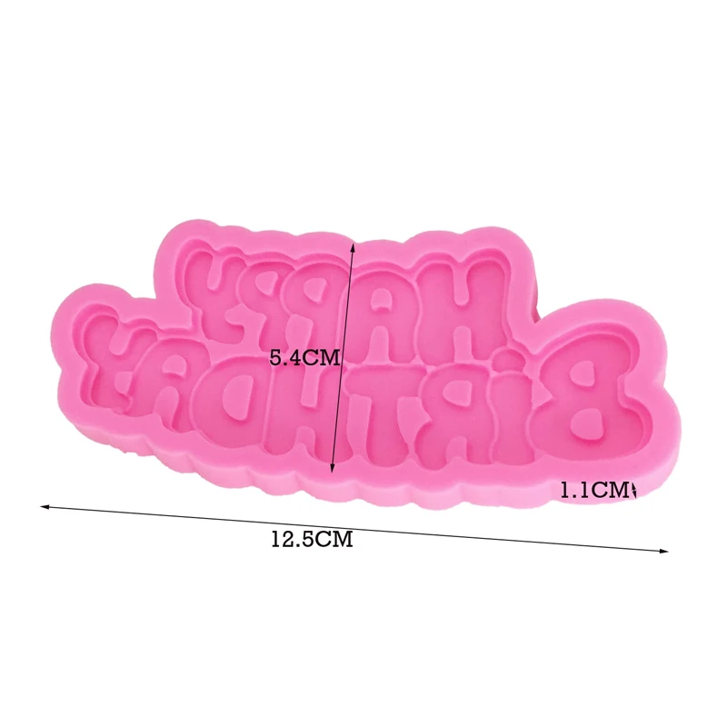 Cake Decorating Tools Chocolate Mold 3D Letter Shape Chocolate Bar Mold Rubber Cake Tray Silicone Candle Molds Sustainable 50pcs