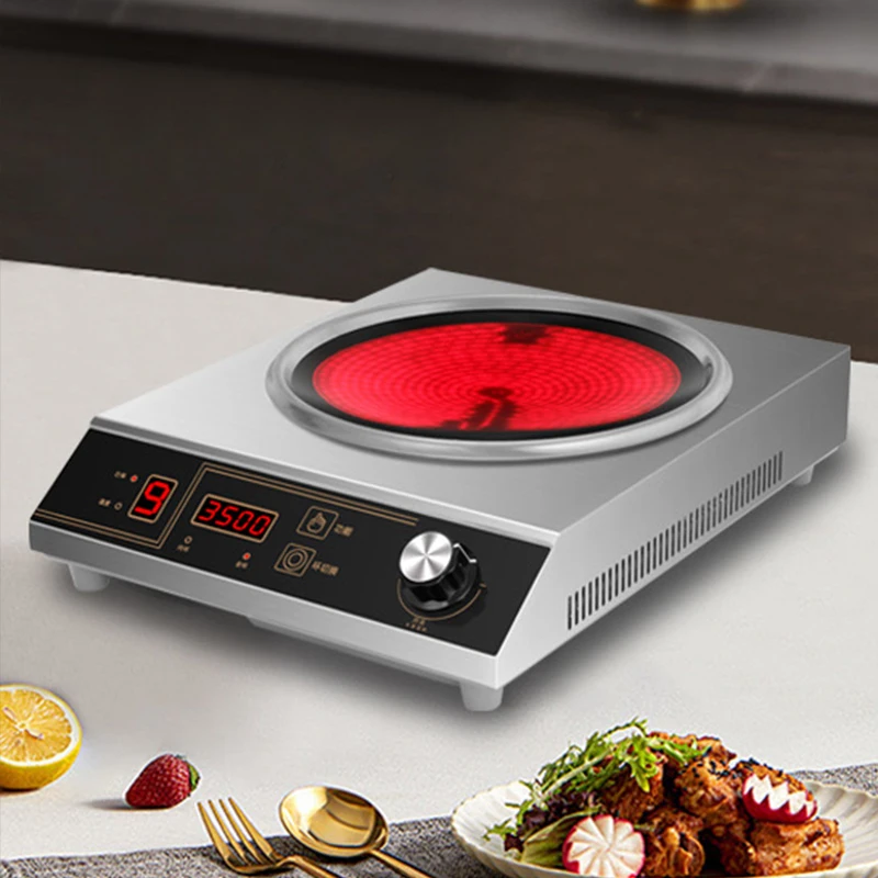 Concave Electric Ceramic Stove 3500W Commercial Household not Limited Pots Pan High-power Casserole Light Wave Fierce Fire Stove