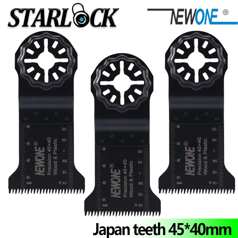 NEWONE Starlock 45*40mm Precision Japan teeth  Multi-Tool Oscillating Saw Blades for all wooden material,plasterboard plastics