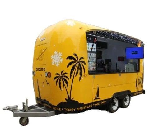 Cheap Price Mini Caravan Trailer De Para Tents Color of Stainless Steel Cooking Original Customized Mobile Restaurant N/A