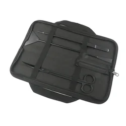3PCS Black Stainless Steel Aquarium Tools Aquarium tweezers water grass scissors with cloth bag
