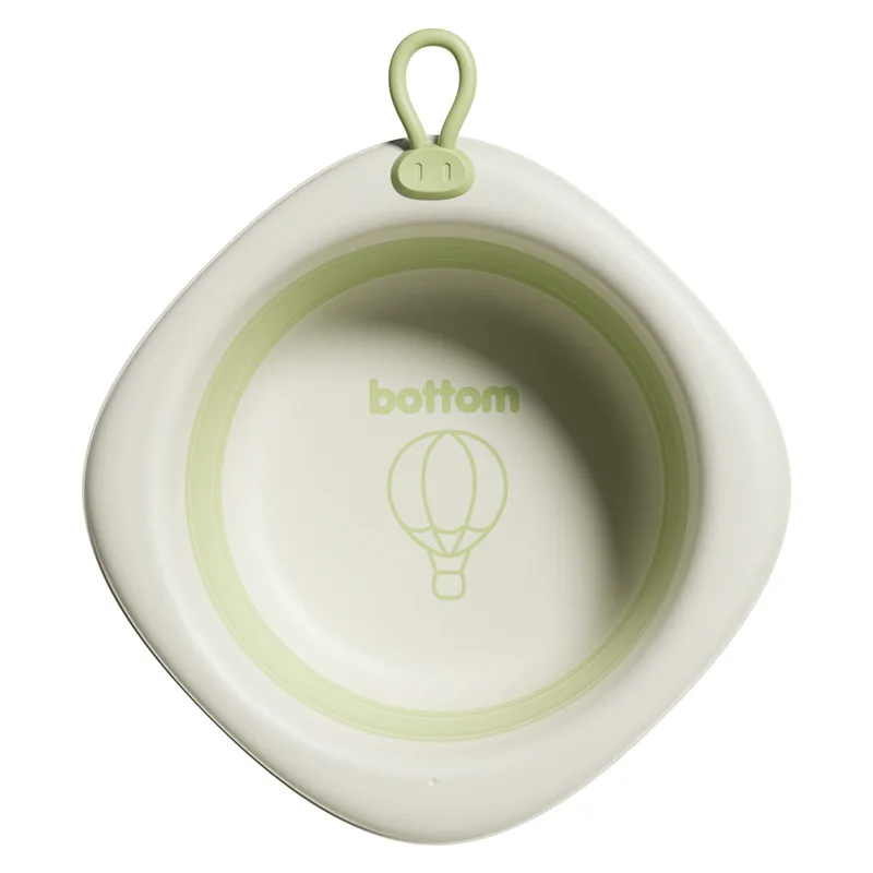 Baby Adult Travel Collapsible Basin Folding Plastic Hand Wash Water Basin for Children Bath Tubs Plastic Tubs with Lids 2pcs