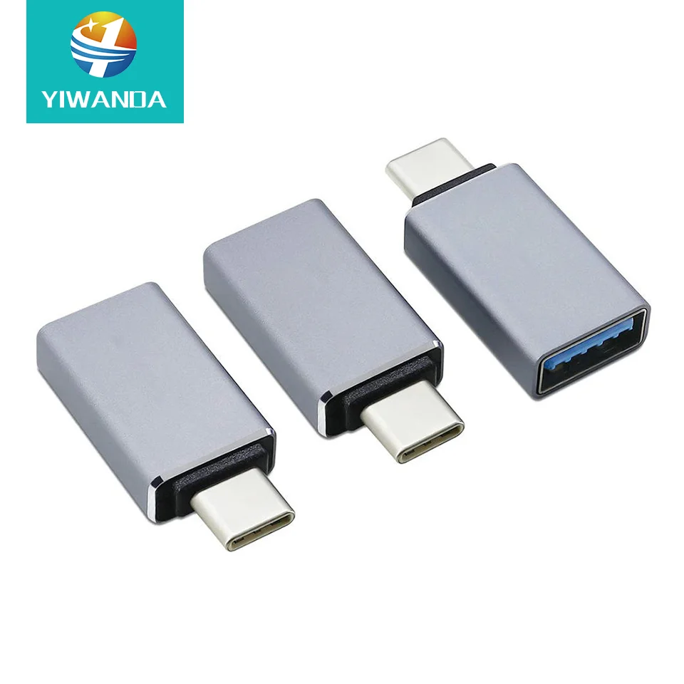 USB C to USB Adapter Female Adapter Aluminum Thunderbol 3 to USB 3.0 for Macbook Pro Air 2019/2018, Dell XPS Pixel 3,dell XPS