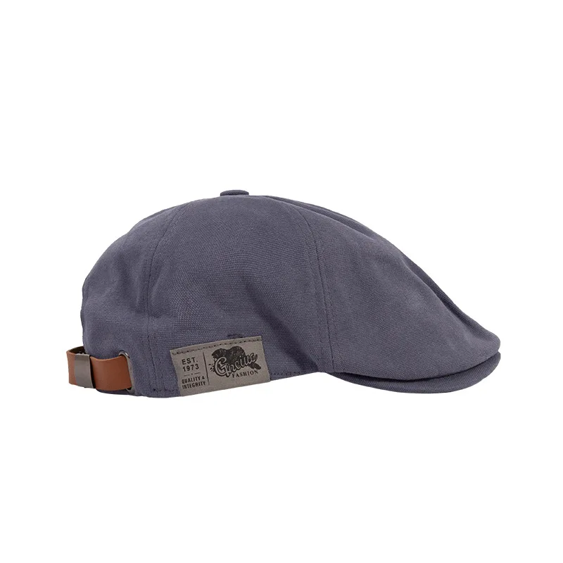 British Retro Style Ladies Beret Spring And Autumn Ivy Hat Cotton Adjustable Beret Hat