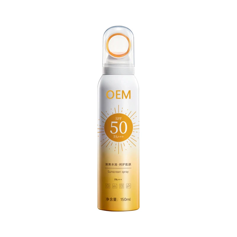 Китай солнцезащитный крем для лица и тела спрей SPF 50 отбеливающий