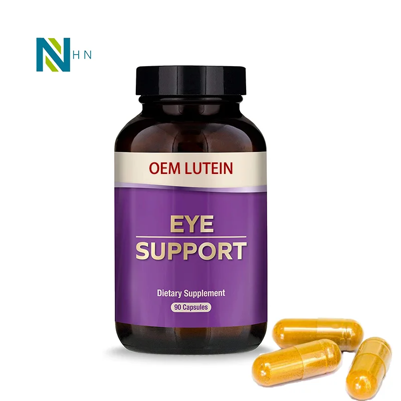 Plant extract OEM factory supply  Marigold improves eyesight  lutein supplement good for eye protect Lutein ester Lutein powder capsules