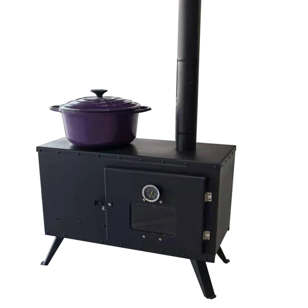 Warmfire  factory price stainless steel wood stove with oven  camping stove portable bell tent stove