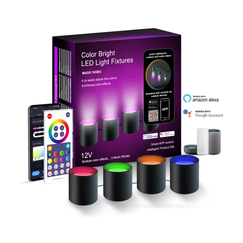 TUYA WIFI Smart wall music sync Home Decor WiFi wall lights multi-color wall lights smart color changing table lamp