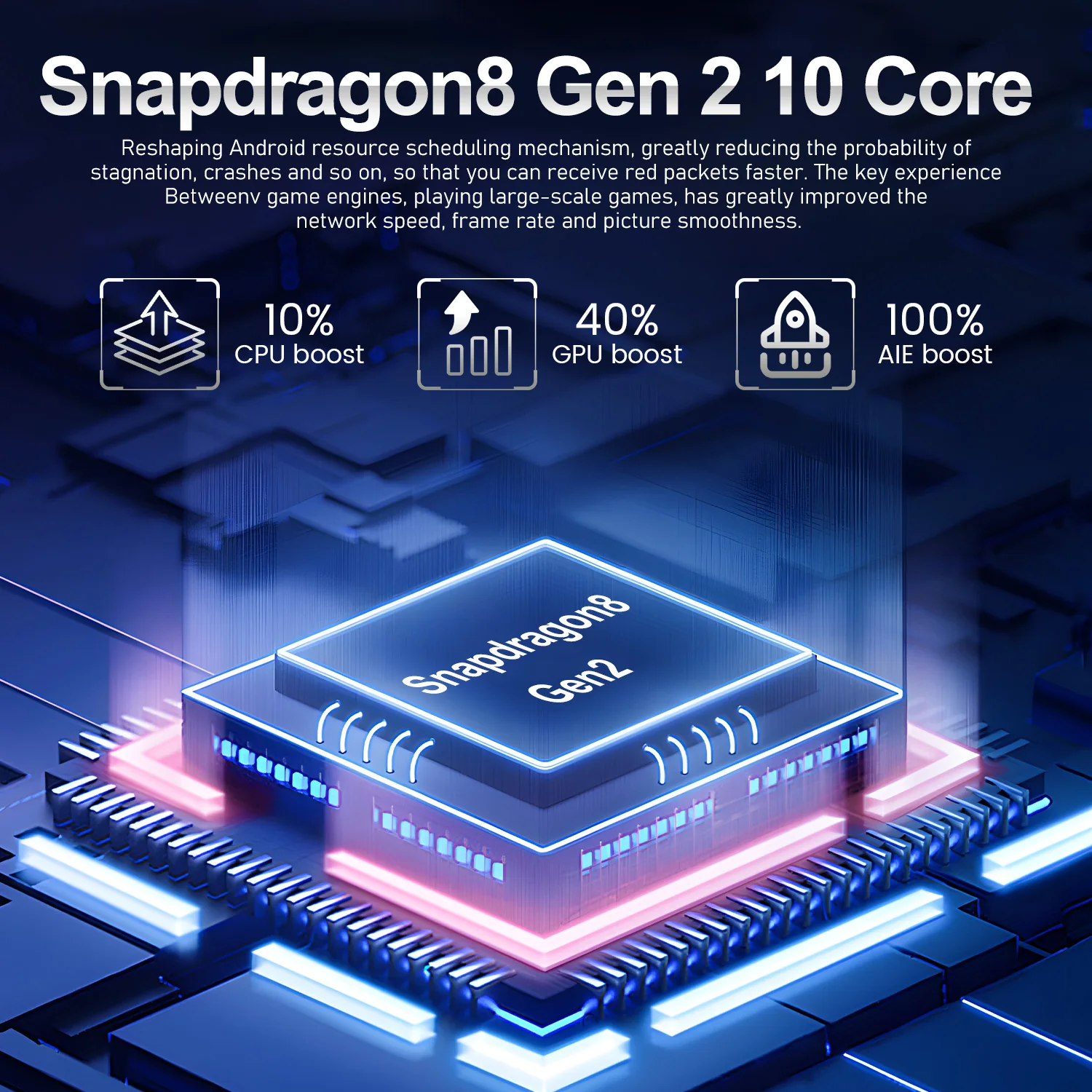 2024 New Y36 16GB+1TB 5G smart phone Original Android 7.3-inch 48MP+100MP Snapdragon 8+2 Android 13 smart game phone