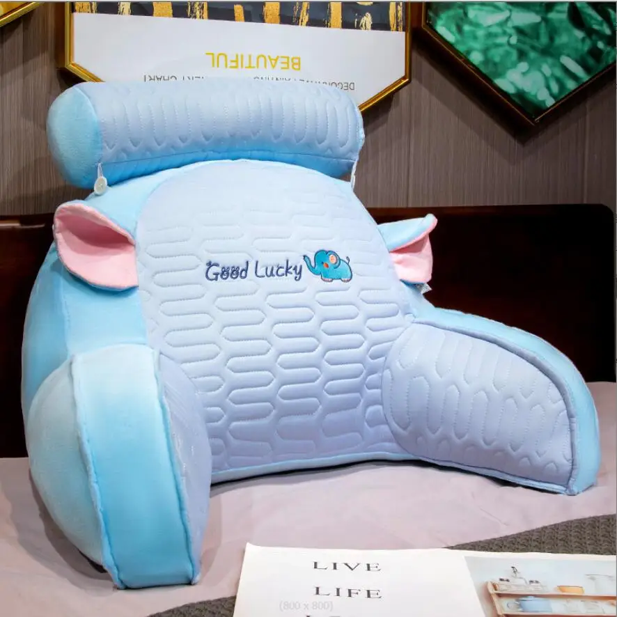 Modern Wholesale Custom Blue Green 70x50cm Cartoon Animal Waist Support Velvet Body Pregnancy Pillow for Pregnant Women