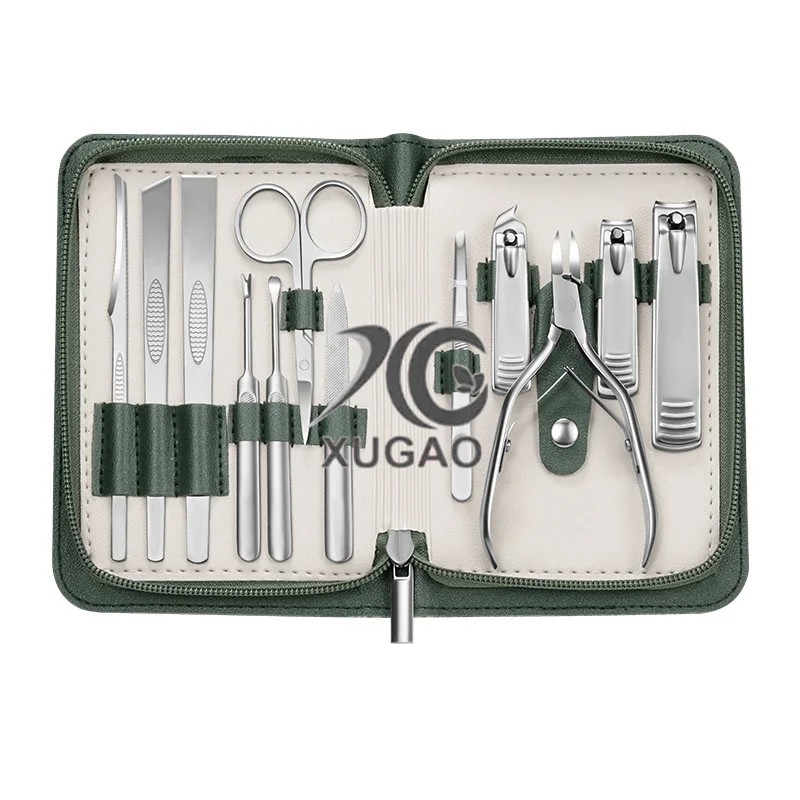 Xugao Hot Sales German Stainless Steel High-Quality Nail Clippers Set Nail Clippers  Full Set Of Pedicure Tools