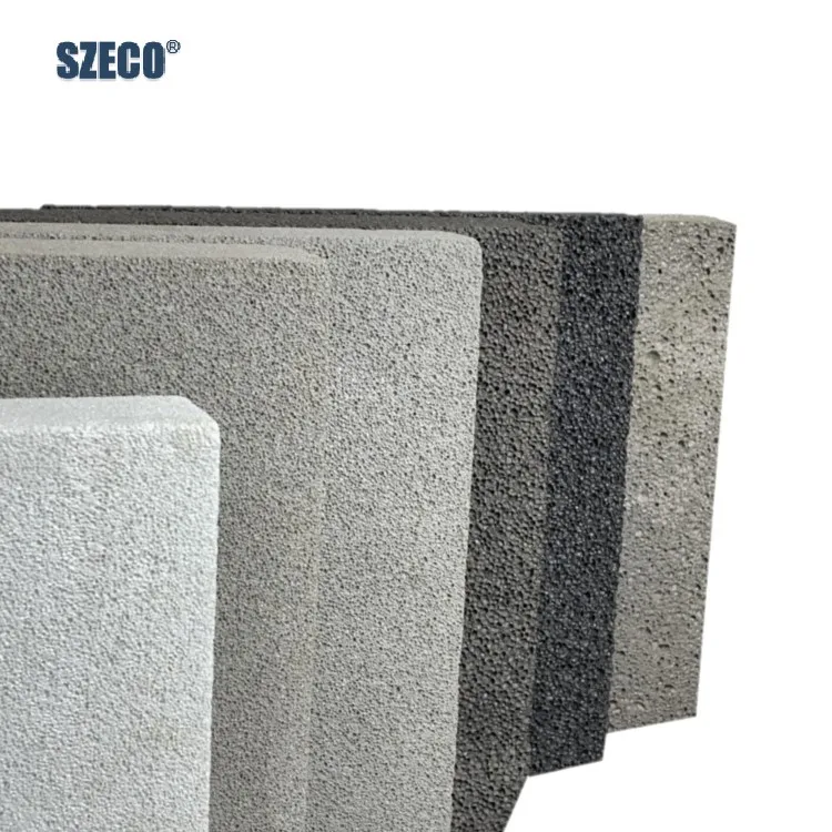 open cell cellular glass soundproof and sound-absorbing wall panel acoustic expansion glass granular panel