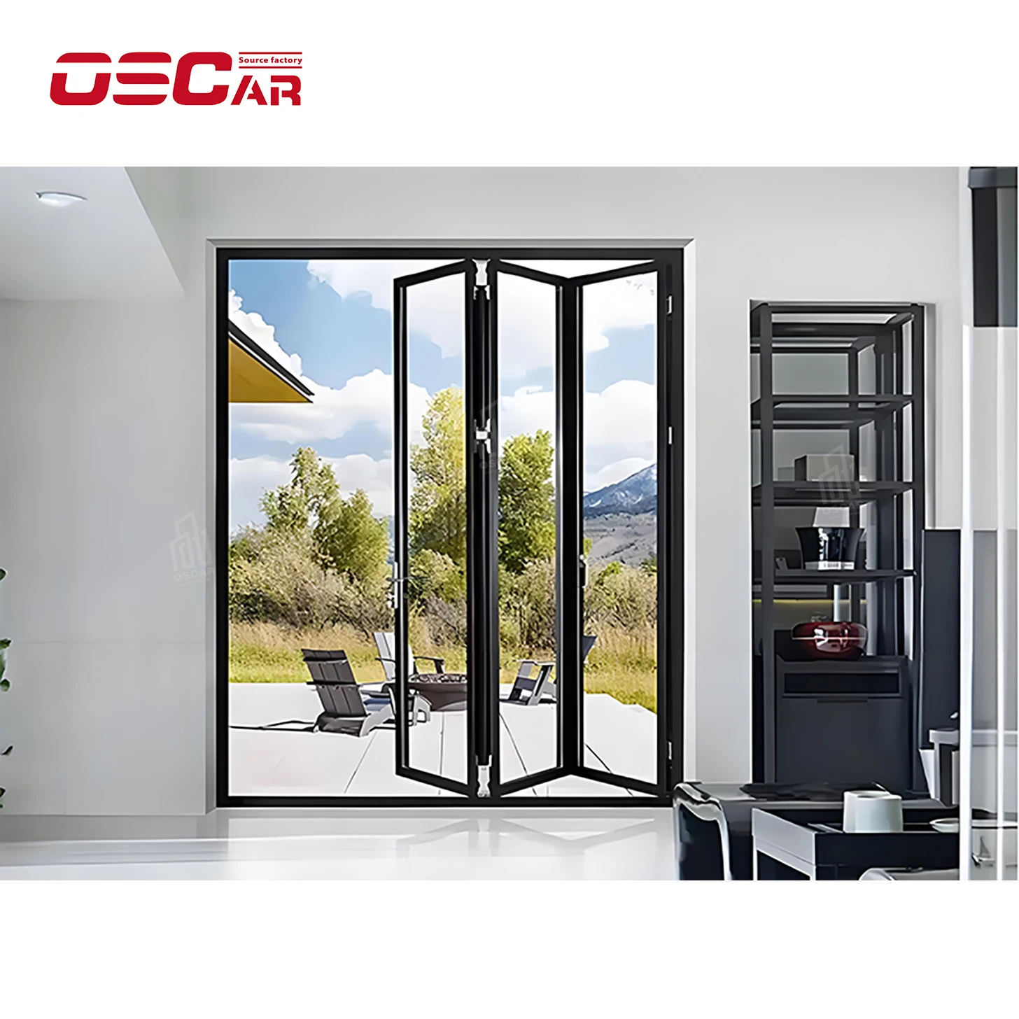 Oscaracso Glass Room Hardware Handle 90Degree Pivot Accessories For Dividers Accordion Doors Bi Closet Frameless Pvc And Folding