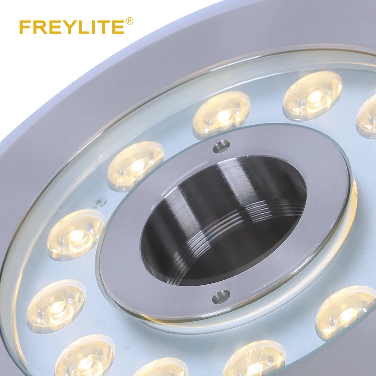 
FREYLITE Factory Price Waterproof Outdoor Stainless Steel RGBW Lighting Ip68 15w LED Pool Light 