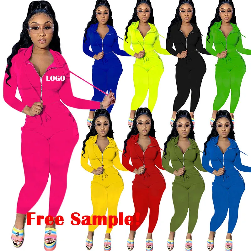 Custom summer Women two piece short set Solid booty Short Pants Outfits For Women 2 piece set tracksuit woman biker shorts sets