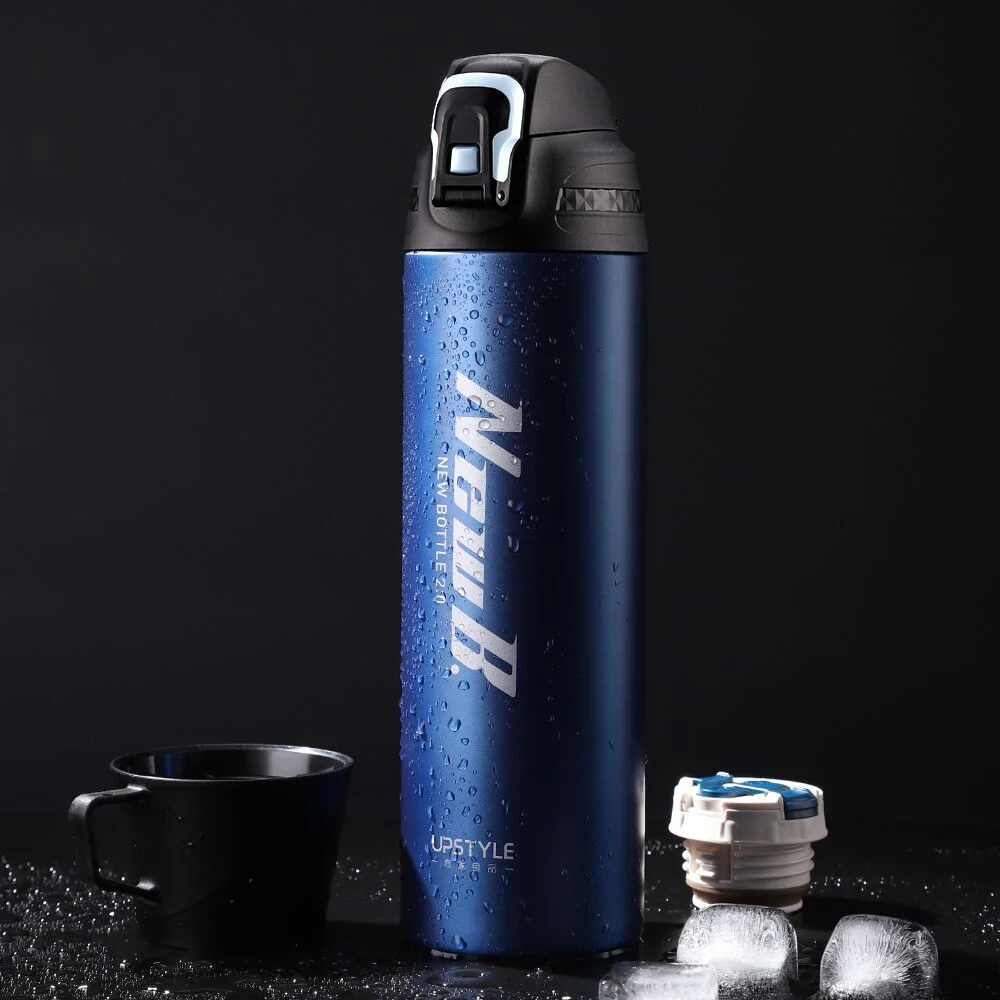 Wholesale Amazon Hot Sale Customized Stock Lot Eco High Quality Insulated Fitness Sports Vacuum Water Bottle Botella De Agua