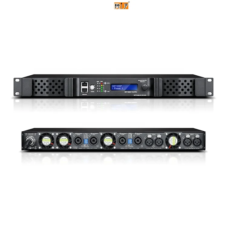 DG series Class D Digital Power Amplifier 3500W 4 Channels PA Power Amplifier