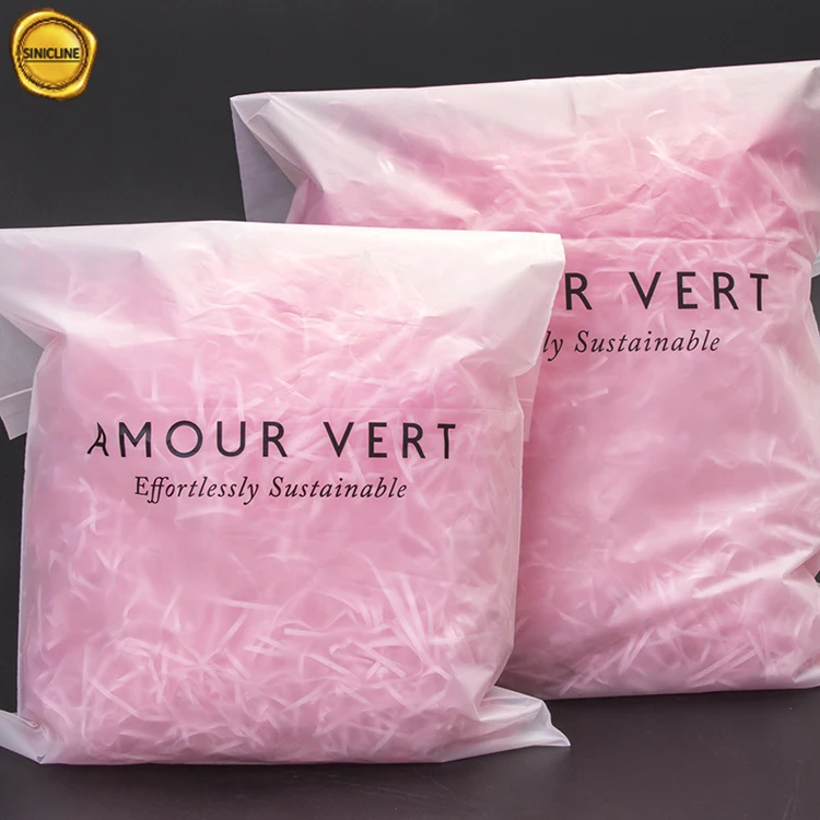 Sinicline eco bag friendly Corn starch polybag custom biodegradable compostable plastic bag