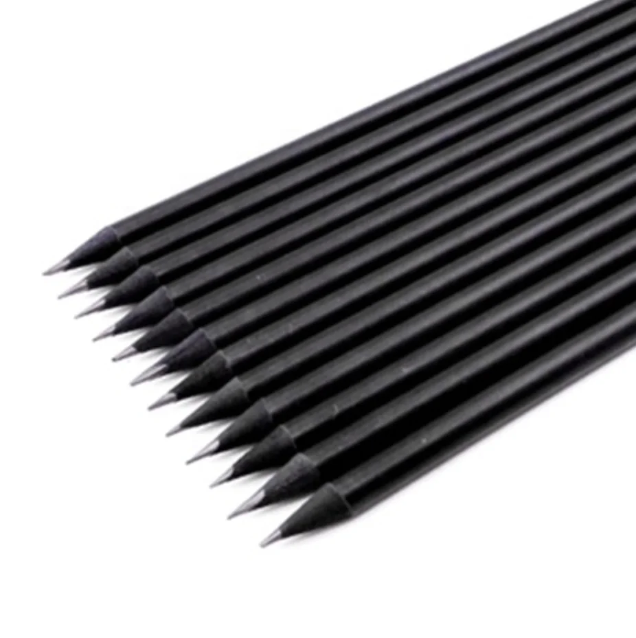 
Professional wholesale sharpener wood black pencil with custom logo 
