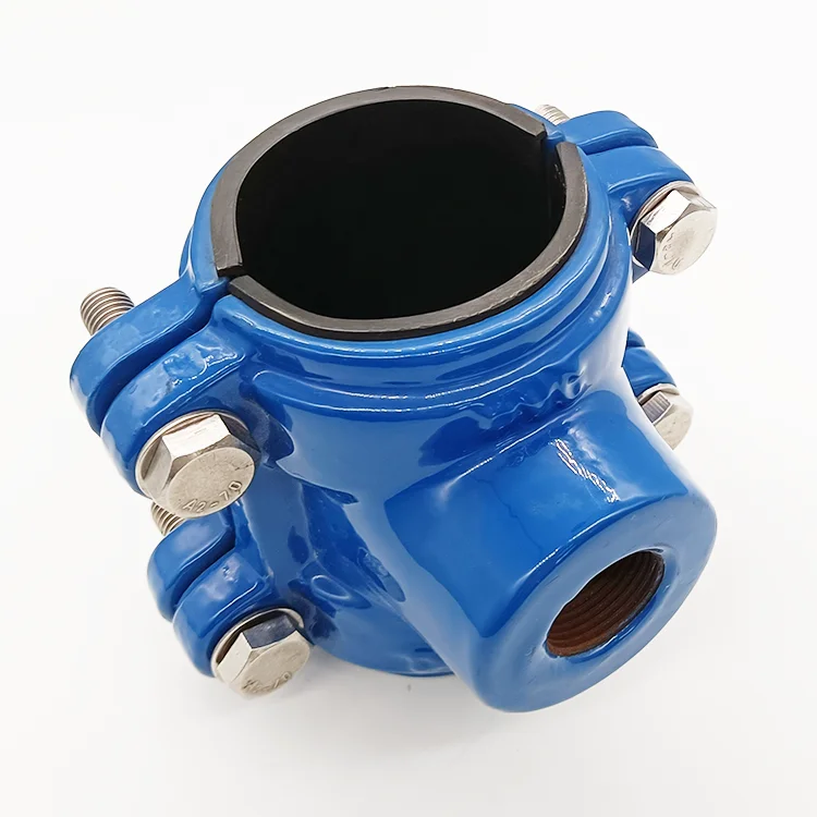 Седло с винтовым ответвлением для ПВХ Трубы из ковкого чугуна трубы седло тройник зажим