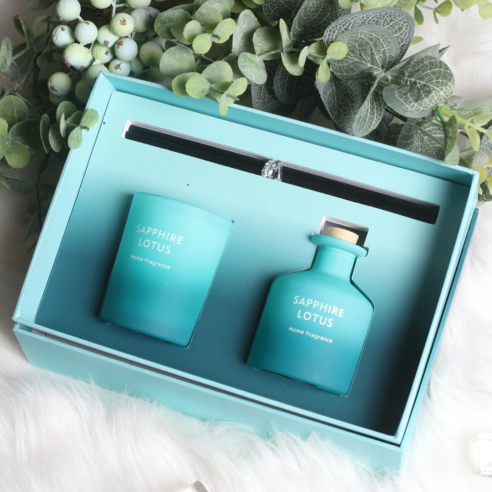 M&SENSE Wholesale Professional Manufacture Cheap Scented Candle and Reed Diffuser Gift Set