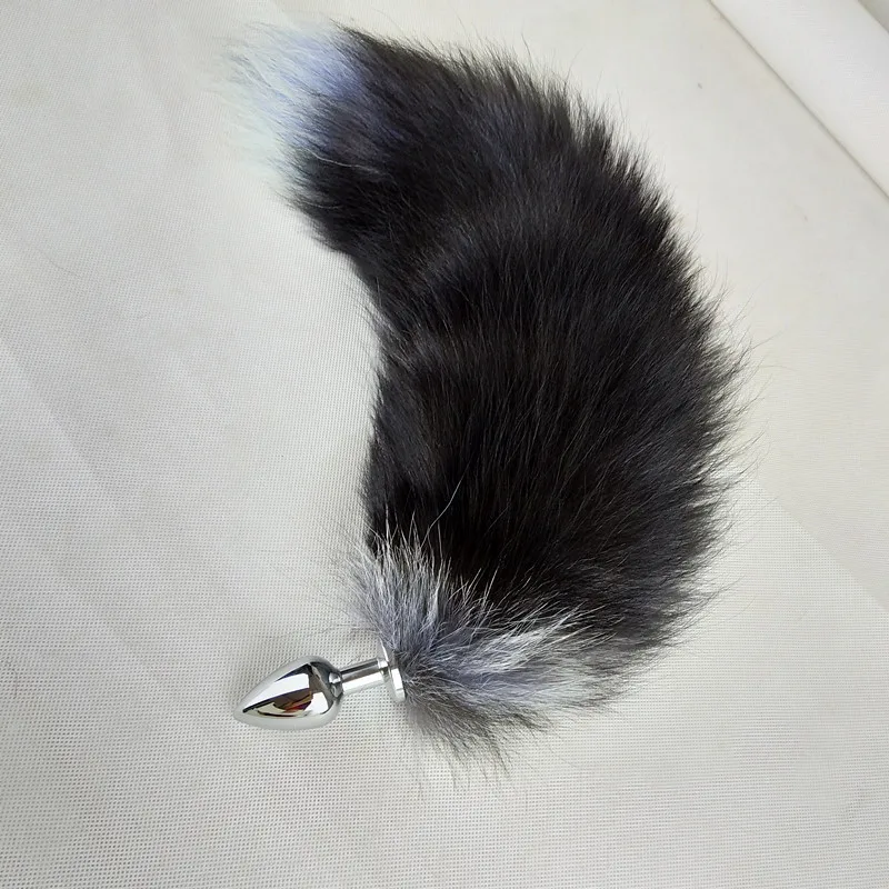 Quaige cat dog tail anal plug butt chin butt-plug with tail manufacturer tail fux gay boy anal toys