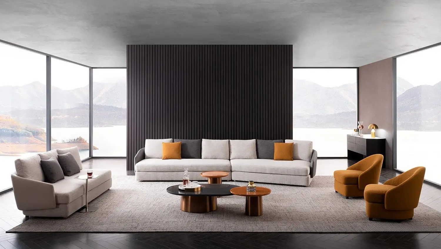 High Quality New Trending Modern Minimalism Furniture Fabric Single Sofa Bedroom Living Room Furniture