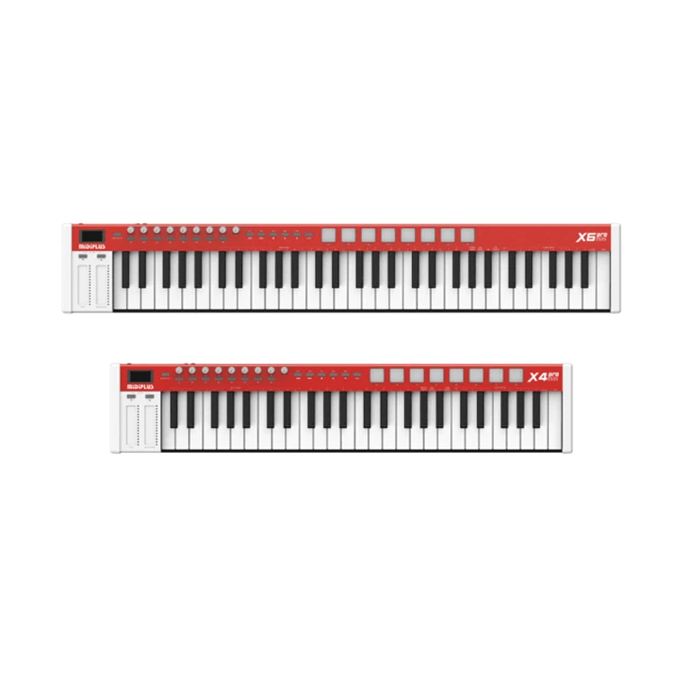Midiplus X6pro mini High Quality 61Keys Electronic Digital Piano Keyboard Popular for Beginners Learning Synthesizer Instrument