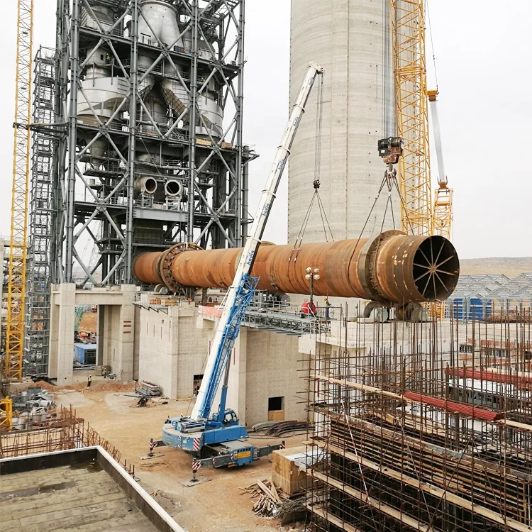 Sponge Iron Dolomite Aluminium Oxide Quick Lime Mini Cement Plant Rotary Kiln