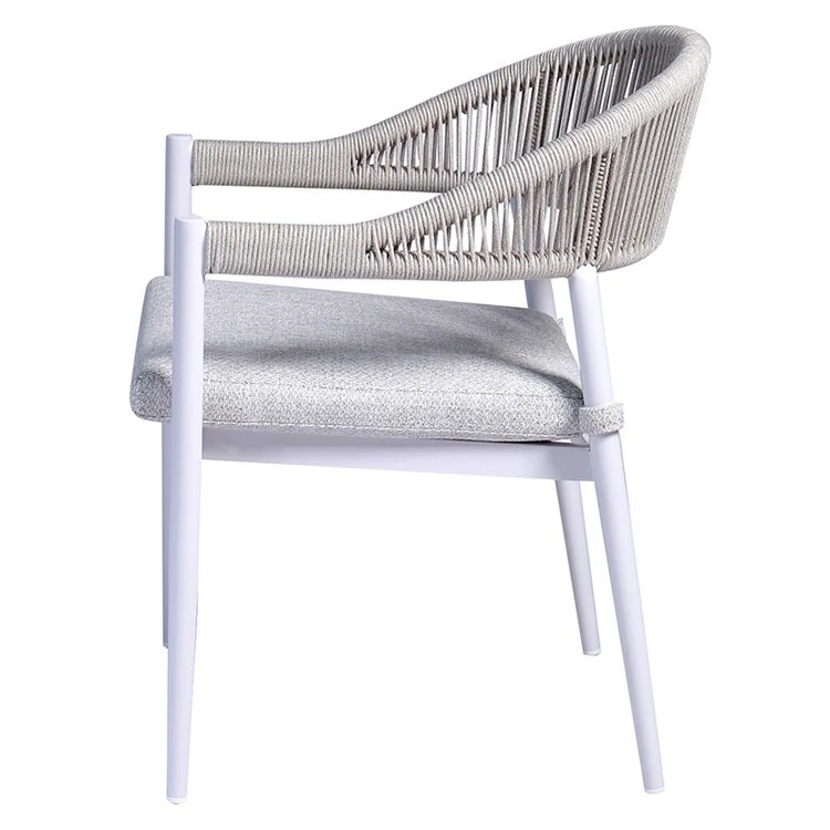 Кресло для балкона дизайнерский набор роскошная уличная садовая мебель отеля бистро алюминиевое уличное кресло патио