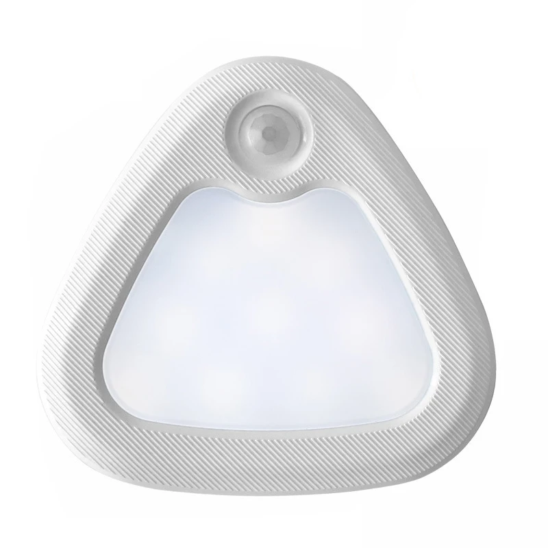 Triangle Infrared Human Body Induction Foot Light Indoor Stairway Led Delay Light Control Wall Corner Light
