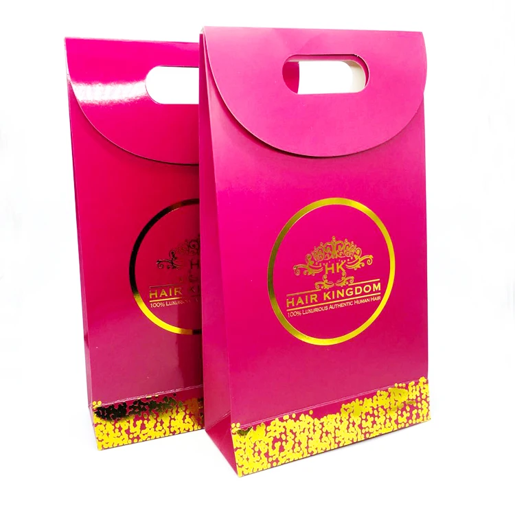Пользовательский логотип, Роскошные блестящие человеческие волосы для наращивания, упаковочная коробка, упаковка, коробка для париков, Упаковочная Подушка, коробка для волос с ручкой