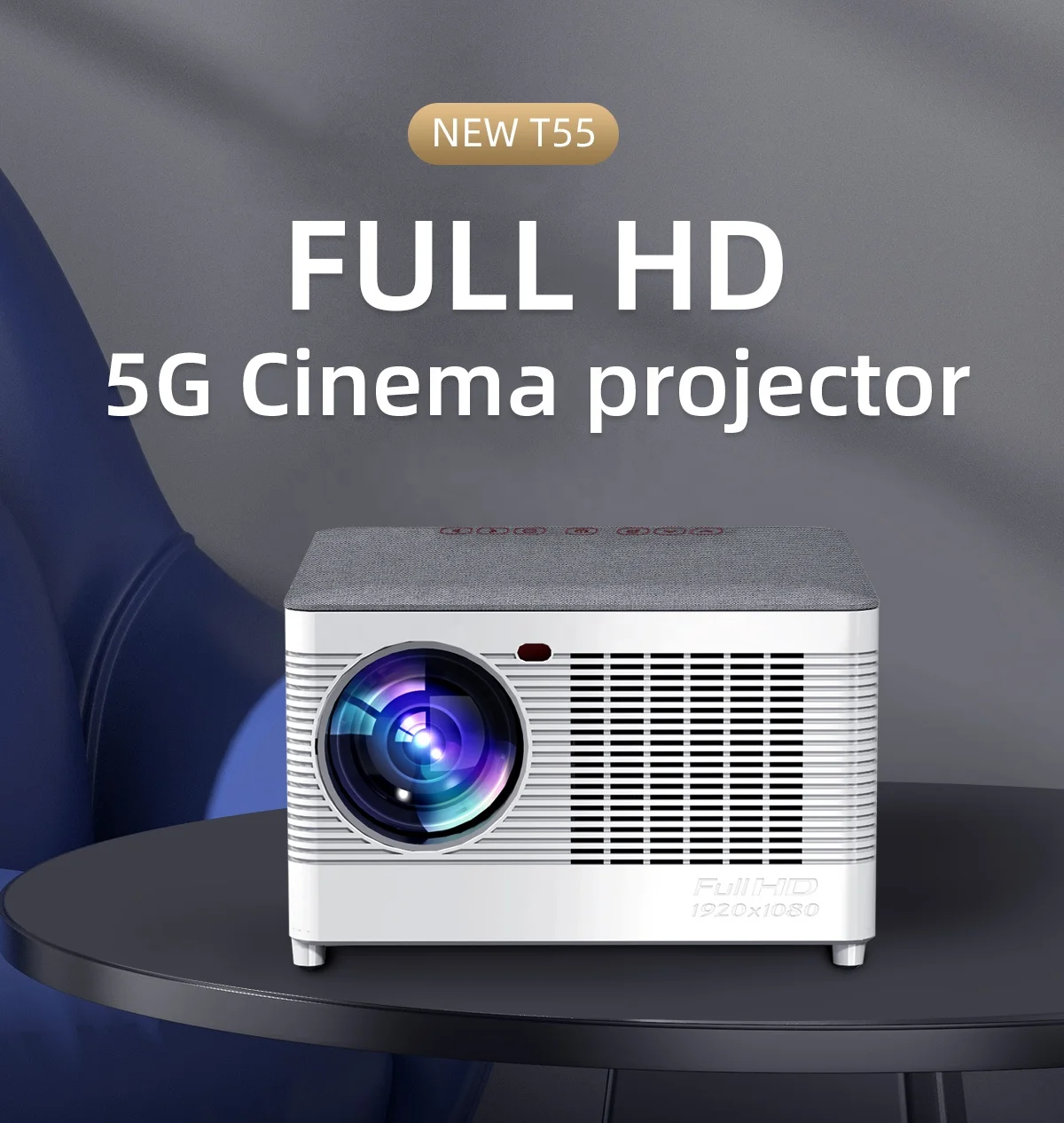 2023 Новые Смарт Android 9 0 Wi-Fi 3D фильмы видео в формате Full HD 1080P ЖК-проектор для домашнего кинотеатра 4K кино плеер LED маленький офисный проектор