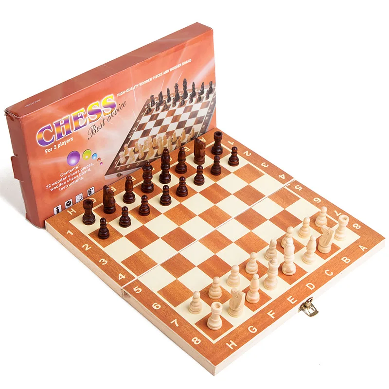 manufacturers custom High quality wooden chess board sets chess pieces