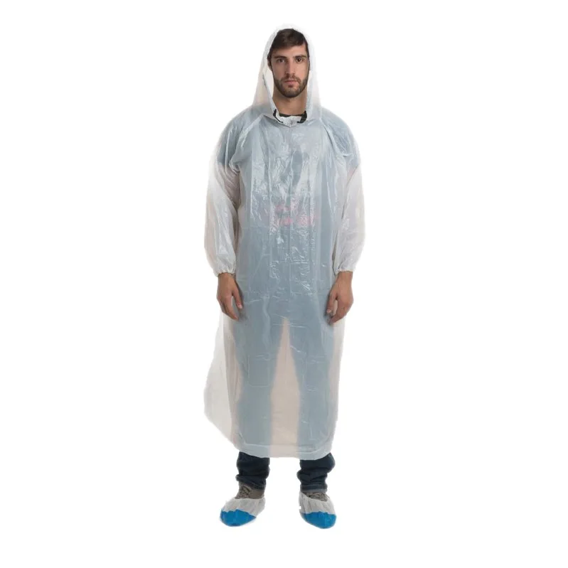 Wholesale Supply Raincoats Unisex Rain Coat Disposable Ponchos for Motorcycle and Outdoor Sports