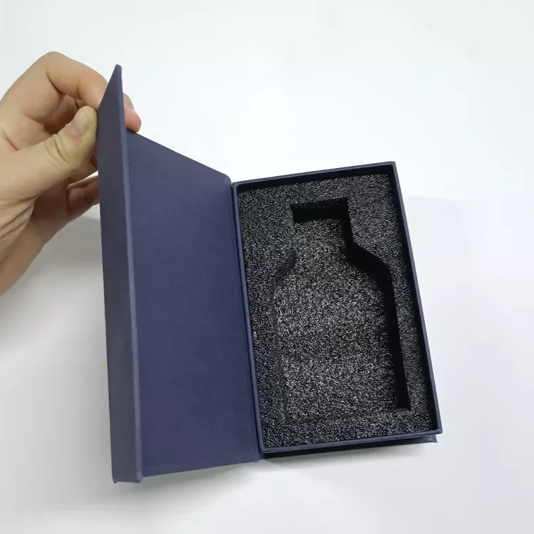 high quality printing cardboard paper custom design empty bottle luxury magnet packaging perfume box