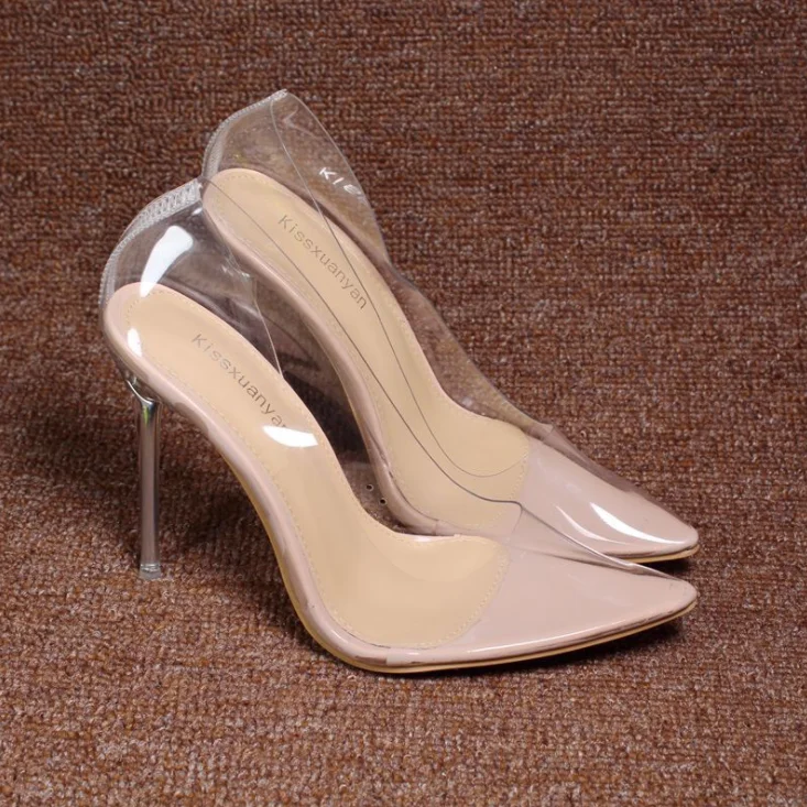c11481a newest plus size women pumps high heel jelly shoes